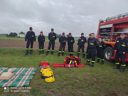 Wizyta Strażaków z Ochotniczej Straży Pożarnej z Ciechocina i Elgiszewa